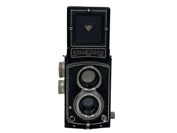Rolleicord twin-lens reflex medium format camera