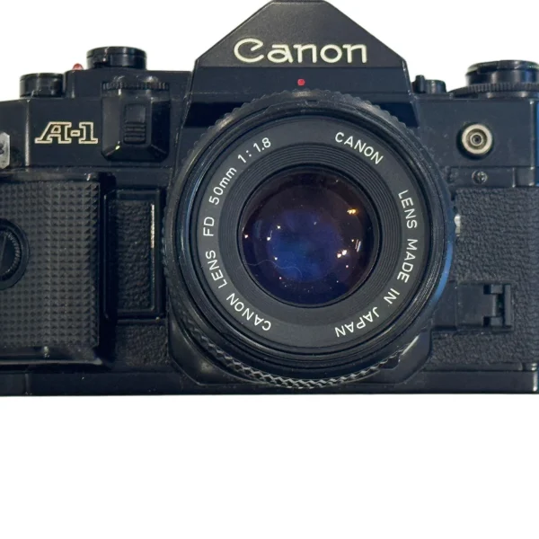 Canon A-1 35mm SLR with Canon FD 50mm f/1.8 lens