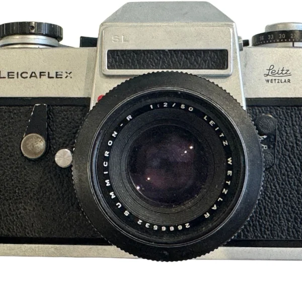 Leicaflex SL 35mm SLR fitted with a Leitz Summicron-R 50mm f/2 lens